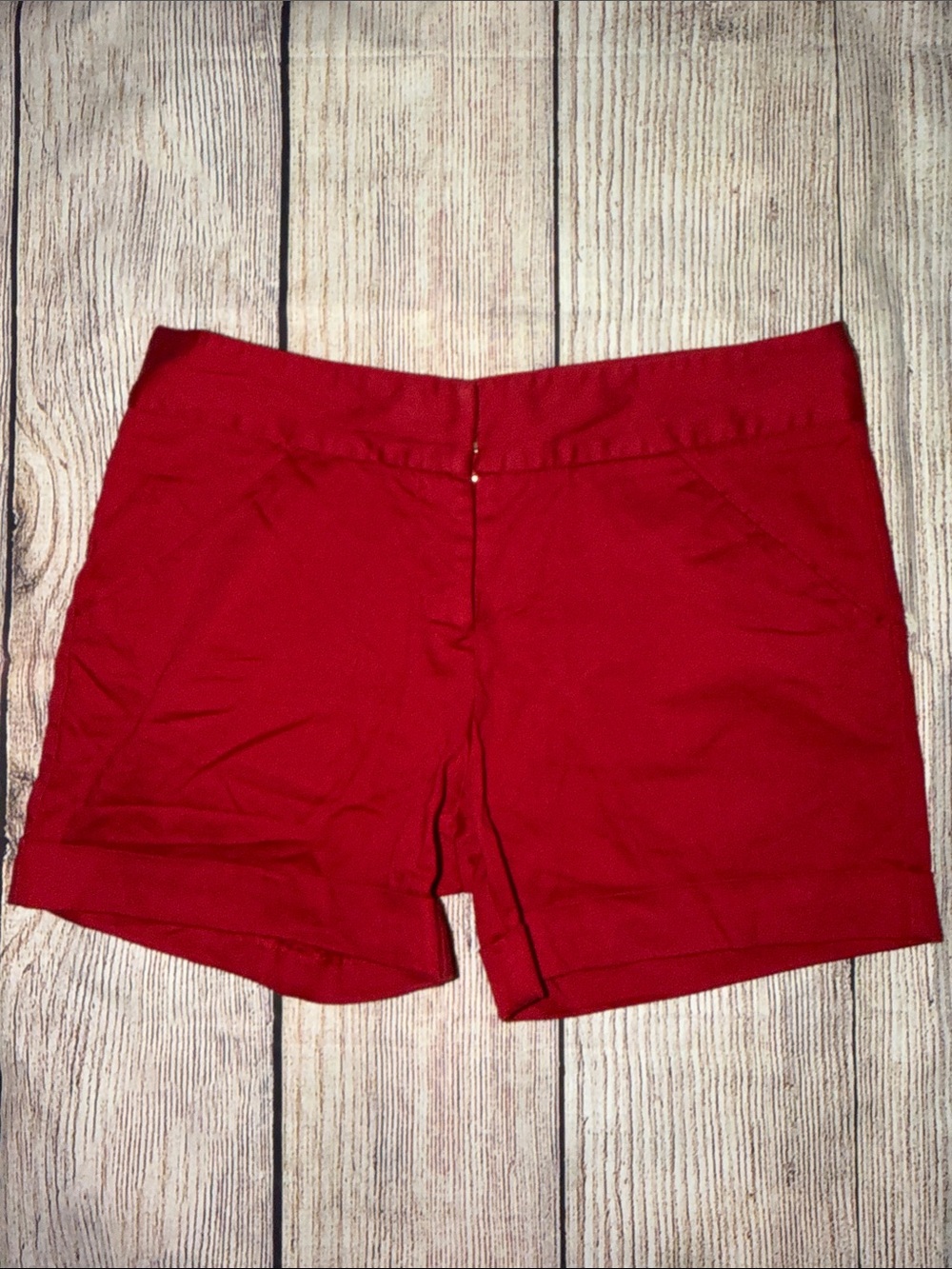 The Limited Red High Waist Women's Shorts
